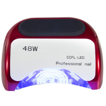 Lâmpada do phototherapy da arte do prego da corrediça 48W / prego profissional CCFL + diodo emissor de luz